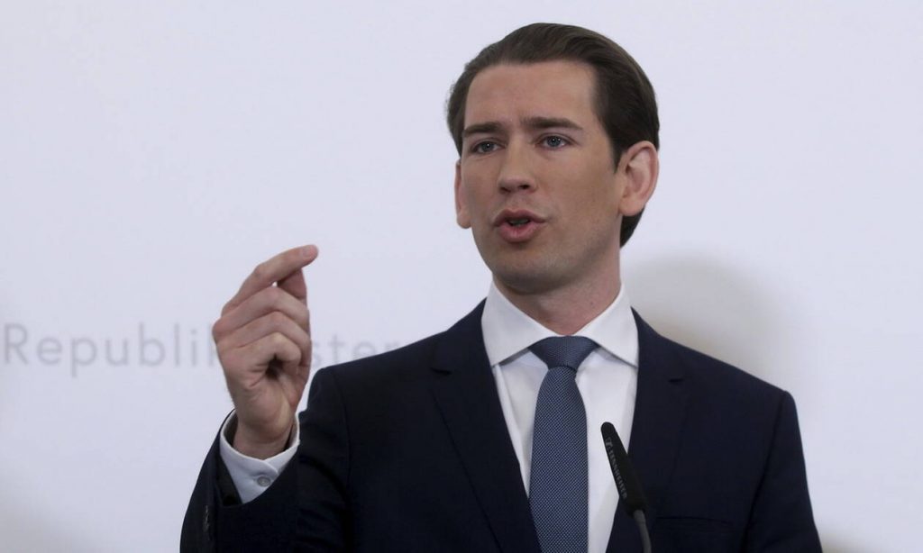 Κορωνοϊός στην Αυστρία: Η κρίση «θα διαρκέσει πάρα πολύ», προειδοποιεί ο καγκελάριος Κουρτς